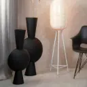 Kavandu Matt Black Vase  