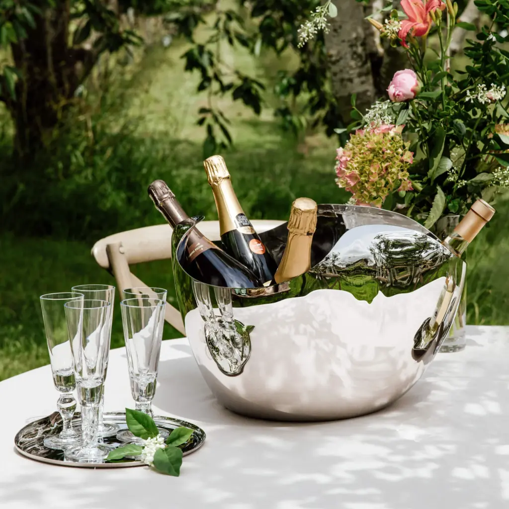 Drift Stainless Steel Champagne Cooler Grande